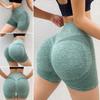 Yoga Shorts Slim Fit High Elasticity Tummy Control Seamless Quick Dry Solid Color Anti-exposure Butt Lifted Soft High Waist Jogging Running