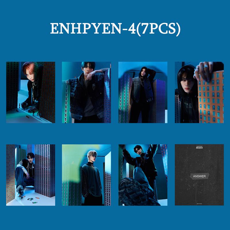 K-POP ENHYPEN DIMENSION ANSWER концептуальная фотокарта для HEESEUNG JAKE JAY JUNGWON NI-KI SUNGHOON SUNOO