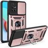Slide Camera Lens Case For Xiaomi Redmi Note 11 10 9 8 11S Pro Max 9A 9C 9T Mi 12 12X F3 Military Grade Bumpers Armor Ring Cover