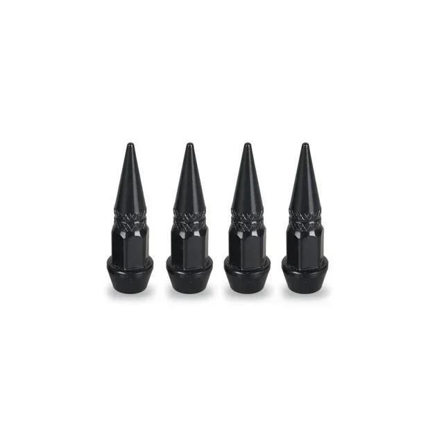 4Pcs 45/60mm Tire Valve Stem Cover Spiked Wheel Valve Cover Bicycles Tyre Hub Valve Stem Cover Motorcycle Tire Valves Covers Hat