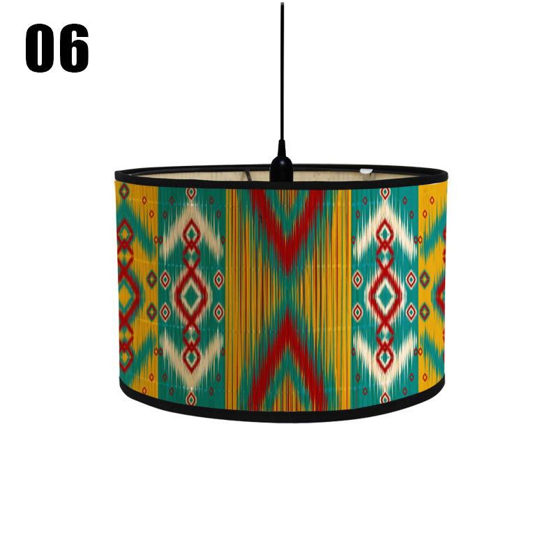 Ретро-стиль Бамбуковый Арт-абажур для лампы, абажур для кафе, ресторана, люстра, декор для комнаты в доме, чехол для лампы