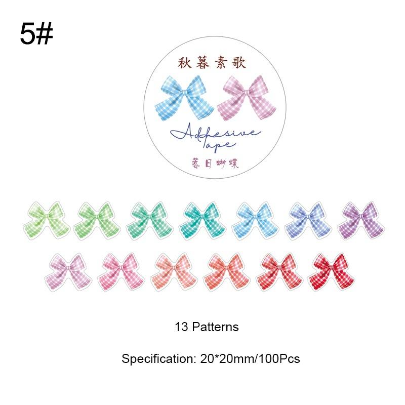 100 шт. наклейки для скрапбукинга, декоративные бумажные наклейки васи, дневник, сделай сам, наклейка для этикеток, журнальный альбом, канцелярские принадлежности