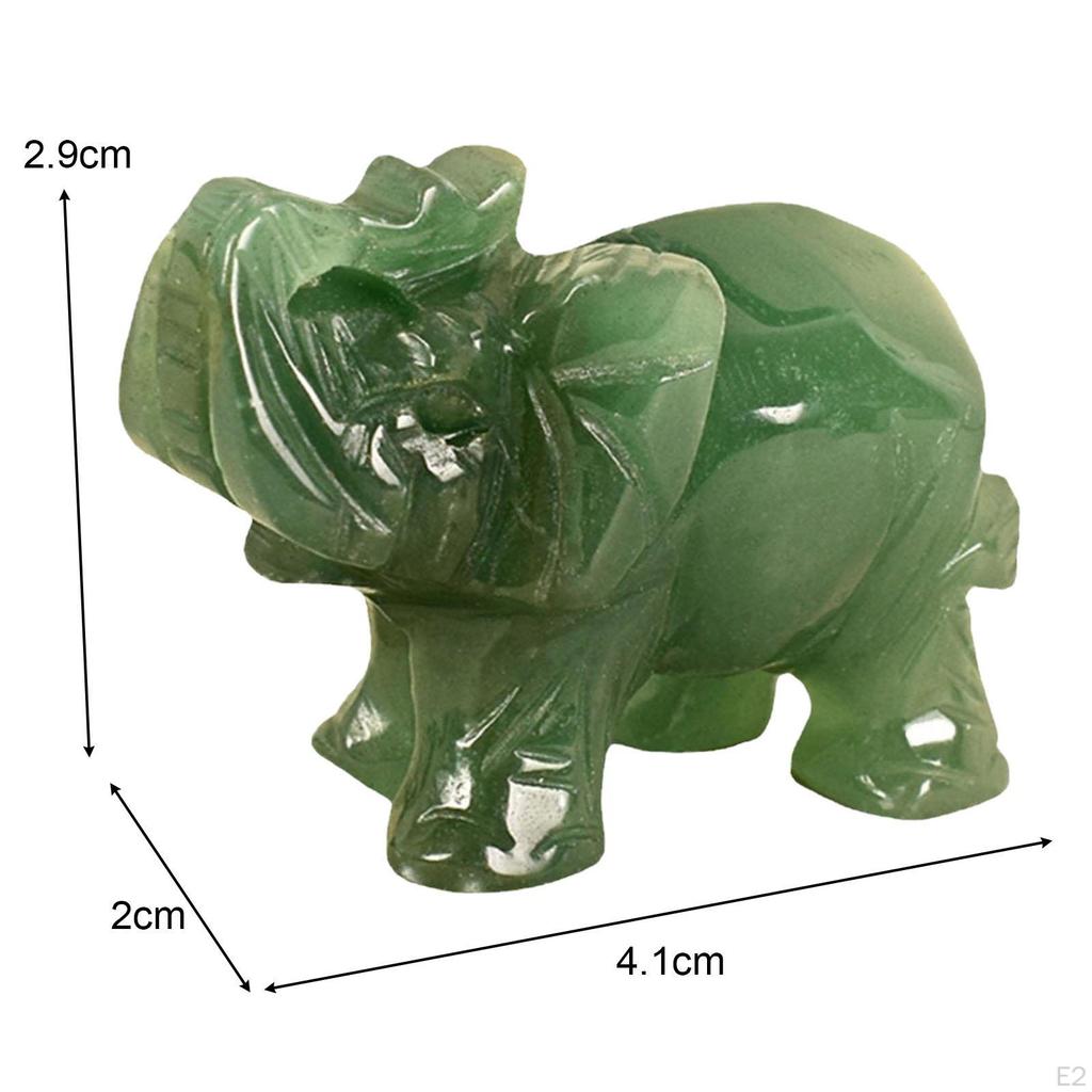 Маленькая фигурка слона, скульптура, статуя, украшение стола, животное для