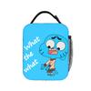 Gumballs  What the What  Insulated Lunch Bags Portable  Meal Container Thermal Bag Lunch Box Tote Office  Outdoor Men Women
