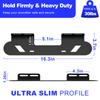 Universal Speaker Bracket Sound Bar Wall Mount Brackets Space Saving Hold Up To 30 Lbs Fits Most Soundbar Wall Mount Shelf