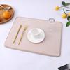 Microfiber Drying Mat Super Absorbent Quick-Dry Dish Drying Pad for Kitchen Countertop Heat Resistant Dining Table Mat for Pots Pans Cups