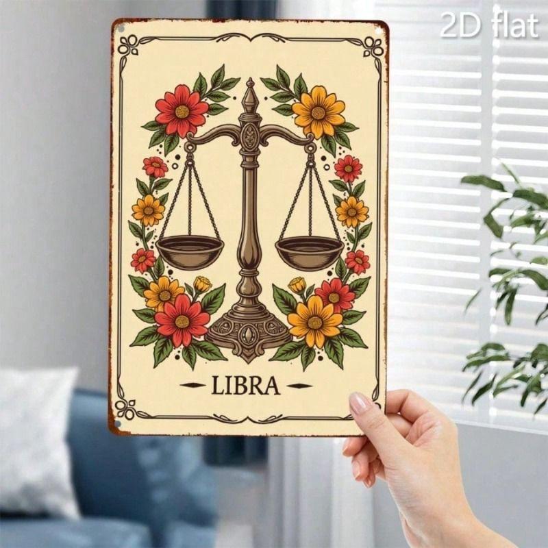 Винтажный металлический жестяной настенный плакат-вывеска 20x30см