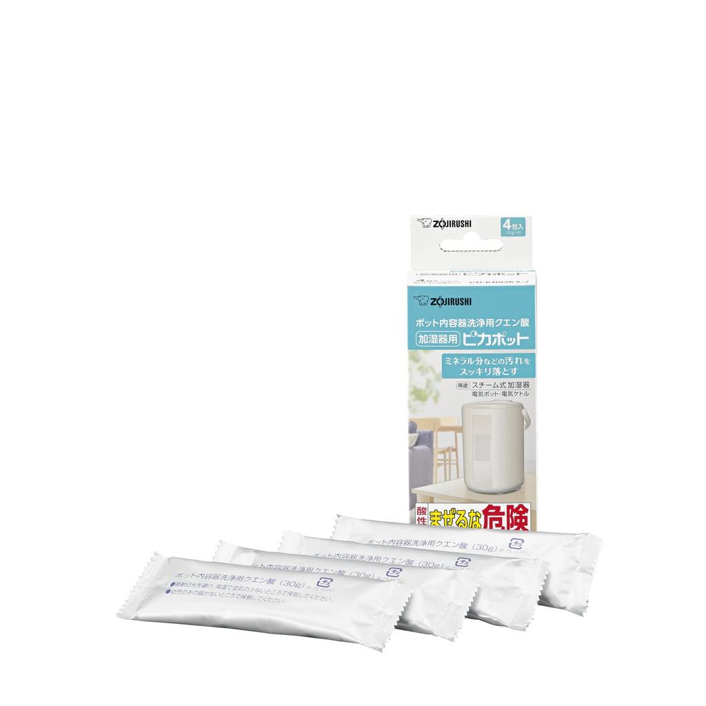 Zojirushi Mahobin Citric Acid for Cleaning Pot Inner Container Pikapot for Humidifier White (ZOJIRUSHI) CD-KB03KX-J