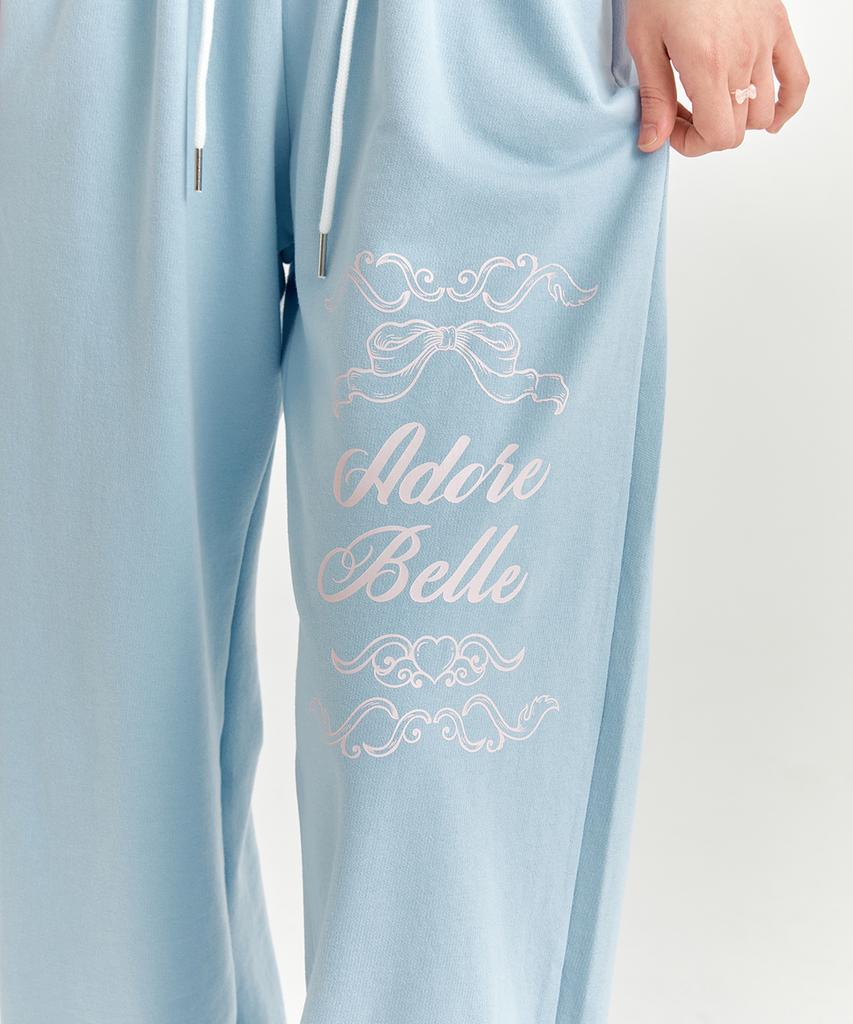 ADOREBELLE Винтажные спортивные штаны - Небесно-голубые