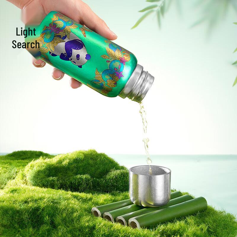 Термобутылка Seeklight Panda из чистого титана