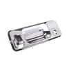 Silver Tailgate Handle Cover Set w/Camera Hole For Toyota Tundra 2014-21