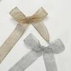 Gold and Silver Mesh Belt Webbing for DIY Bow and Flower Packaging