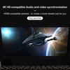 4K HD-совместимый коммутатор 3 входа 1 выход с кнопкой Быстрое переключение Деликатные точные звуковые эффекты Конвертер, совместимый с HDMI
