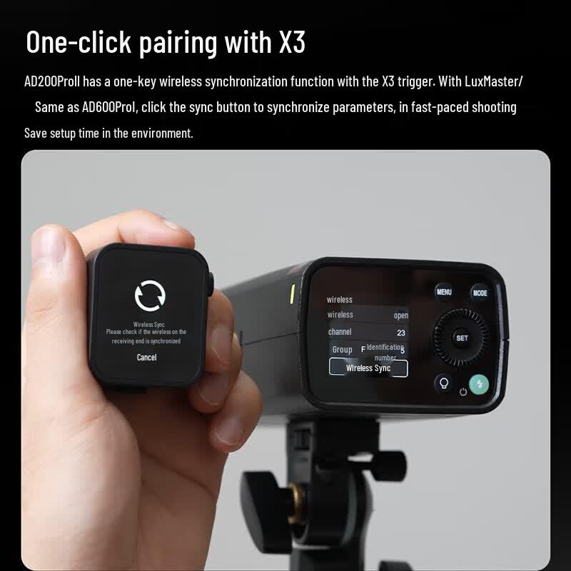Портативная уличная вспышка Godox AD200Pro II