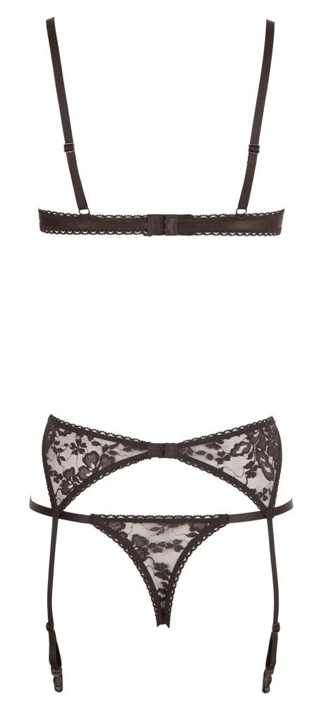 Cottelli LINGERIE - Sexy 3-Piece Lace Set 80C/M
