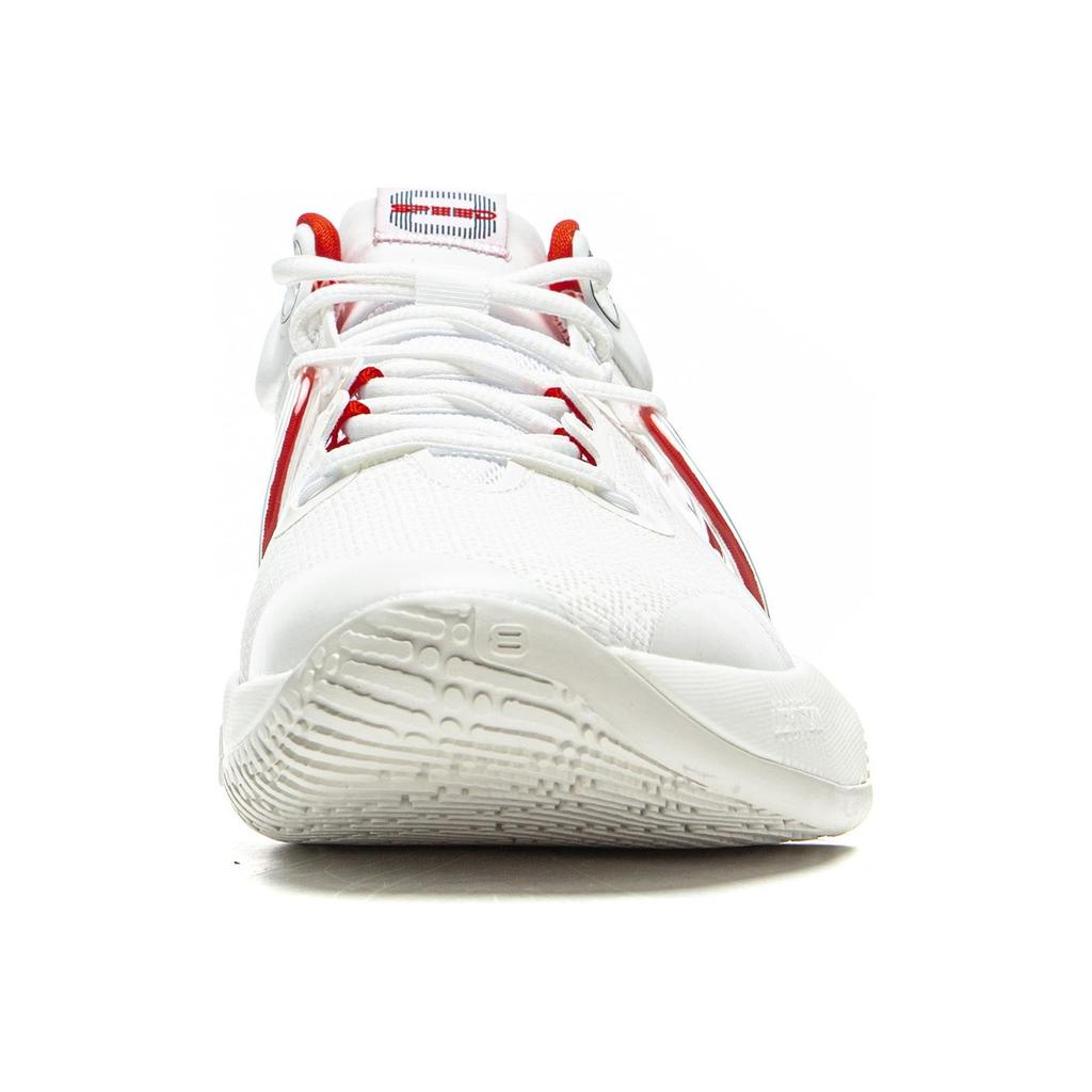 Li Ning Flash 8 Premium Basketball Shoes Men Sneaker White Red ABAU111-1