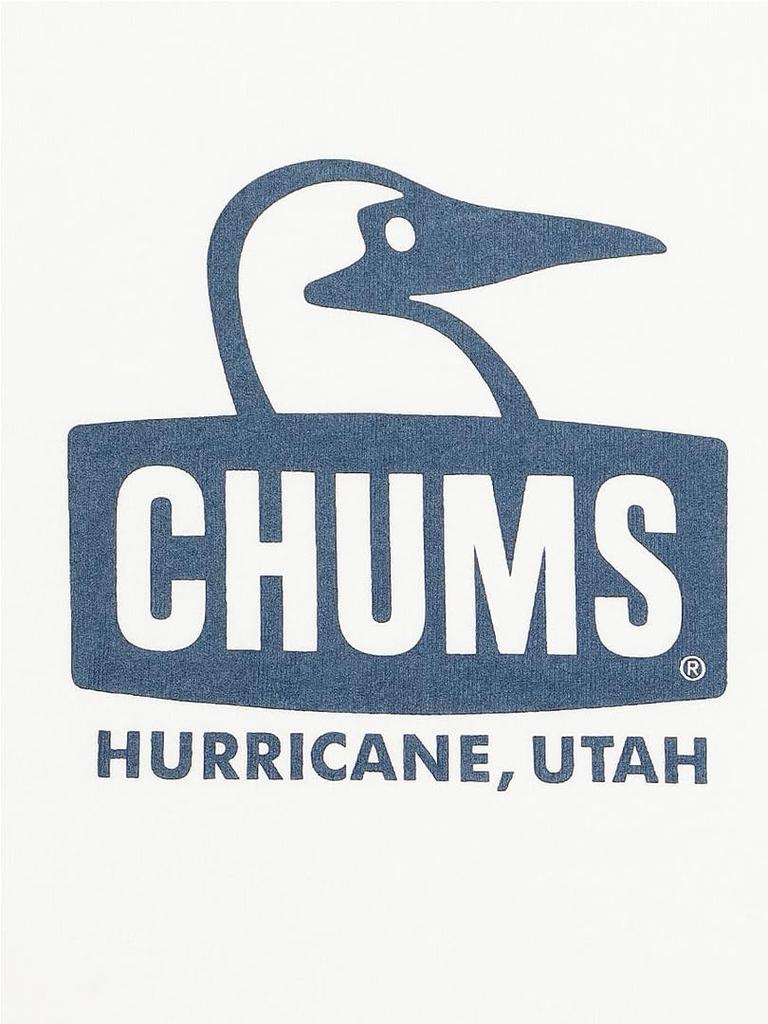 Футболка Booby Face O [Chums] Футболка мужская белая/темно-синяя