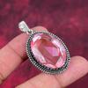 Кулон с кунцитом, ювелирные изделия из цельного серебра 925 пробы с драгоценными камнями, кулон ручной работы, на День памяти