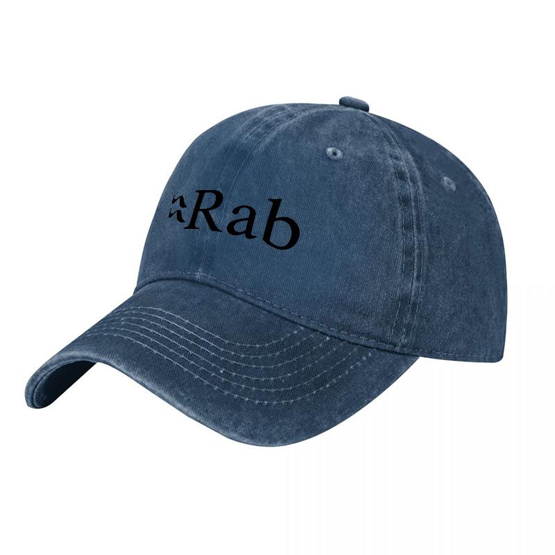 Хлопковая бейсболка Rab с эффектом потертости Классическая шляпа для активного отдыха для унисекс и женщин