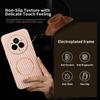 For Realme 14 Pro 5G Phone Case Carbon Fiber Textured Electroplated TPU Back Cover