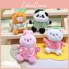 Chinese Style Panda Plush Animal Doll Pendant For Bag Accessory And Holder Key
