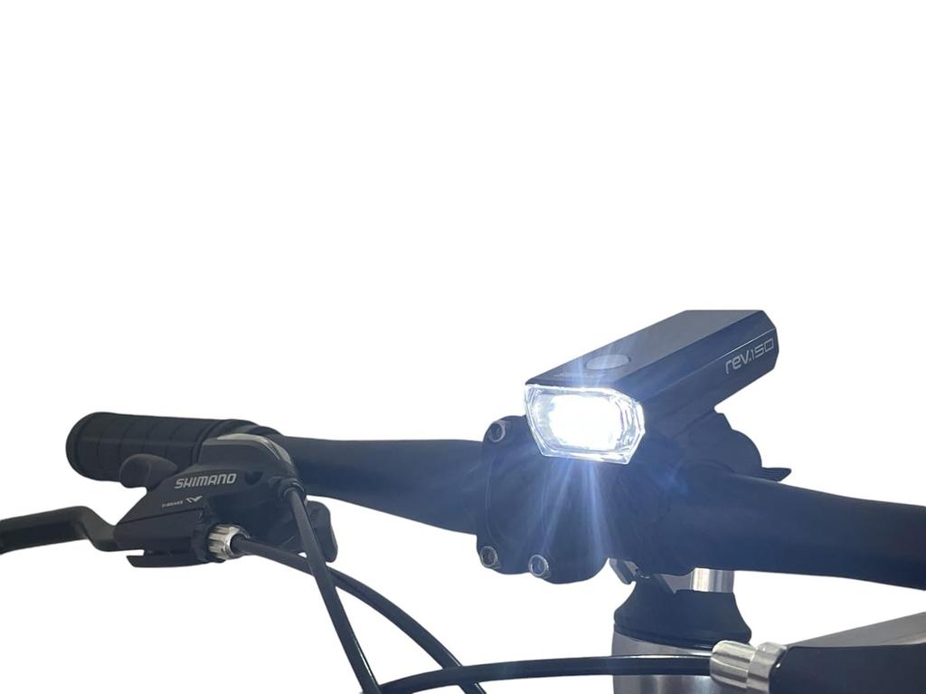 Crops Rev Rev 150 LED Headlight USB 150 Lumens Headlight Directly Charges Rechargeable Battery Via USB Type-C (Black)