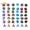 Polyhedral Dice Set for RPG Dungeons - 7Pcs/Set, Logic Ability, Vibrant Color, Double-Colors Polyhedral Game Dice