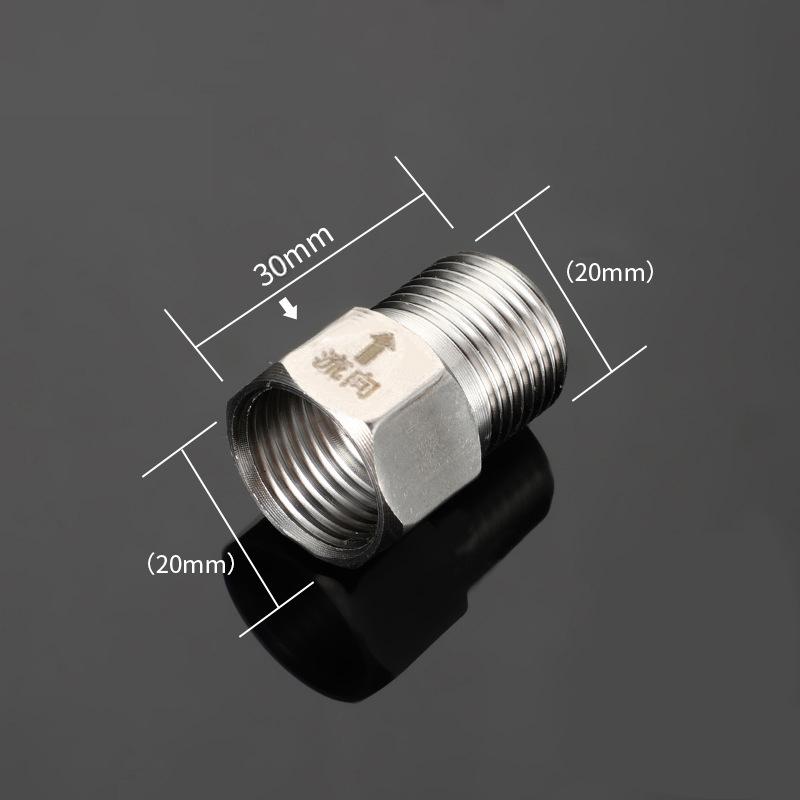 Male Female Check Valve One Way Non-Return Valve Water Heater Toilet Water Pipes