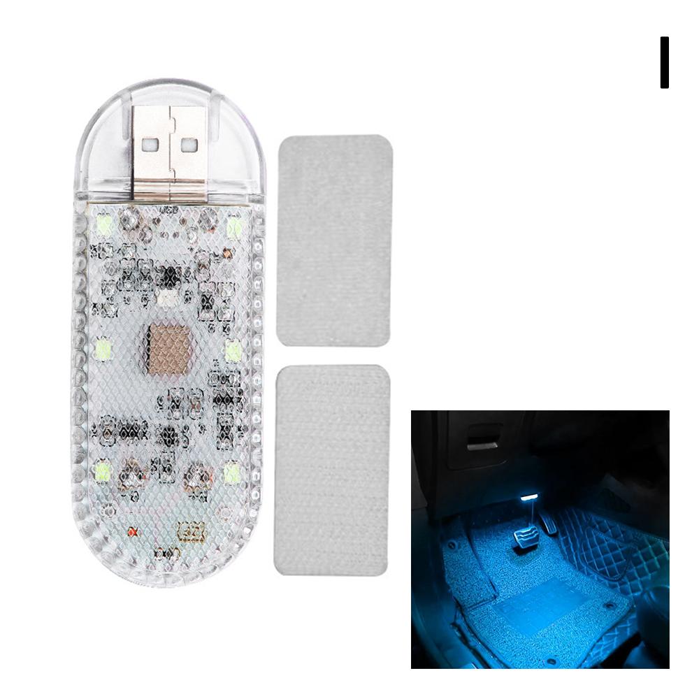 1pc Sensor USB LED Interior Light LED Lamp Car Ceiling Lamp Reading Light Car Decorations Roof Interior Lighting