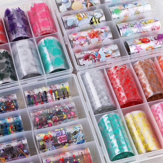 Изысканные наклейки для дизайна ногтей, красочная ультратонкая наклейка с кленовым листом