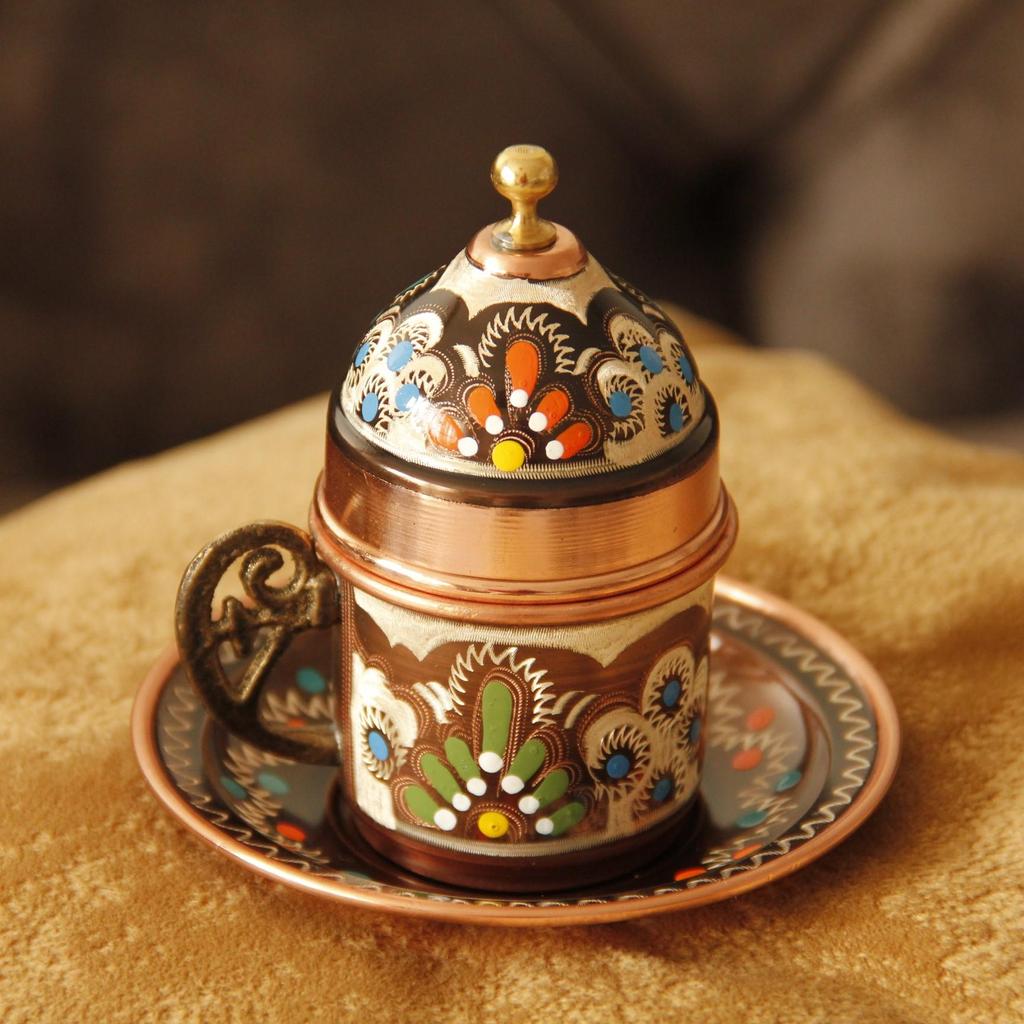 Турецкий кофейный сервиз, турецкий медный кофейный сервиз ручной работы, чашка эспрессо, медный кофейный сервиз, традиционный османский кофейный сервиз, арабский кофейный сервиз