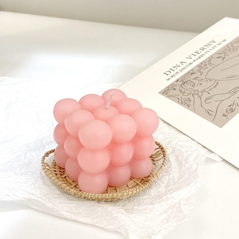 Стиль Инс Креативная Свеча Рубика в Форме Пузыря Домашнее Простое Ароматическое Украшение