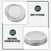 8pcs Stainless Steel Sprouting Lids 70Mm For Wide Mouth Jar Broccoli Beans Germination Indoor Planting Kit Jar Sprout Lids