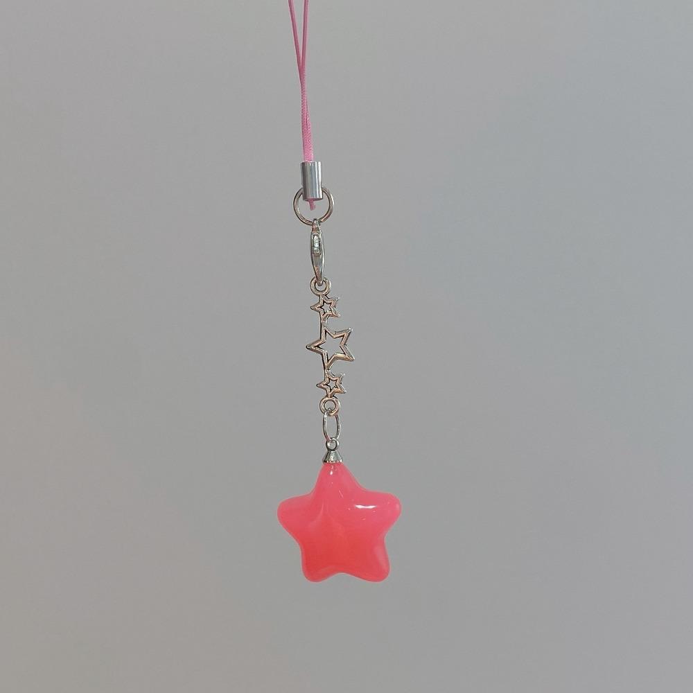 Keychain Star Phone Strap Star Mobile Phone Chain Fashion Phone Hanging Rope Telephone Jewelry