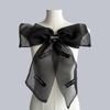 Dress DIY Decorative Bow Fabric Patch Double Layer Chest Flower Fashion Wedding Dress Collar