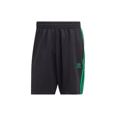 Originals Trefoil 3 Stripes Минималистичные шорты с эластичной резинкой на талии, мужские брюки, черные II5781