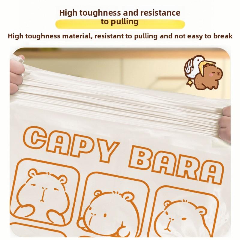 50 Pcs Tear-free Household Portable Thickened Large Dormitory Use Student Food Waste Cleaning Bag