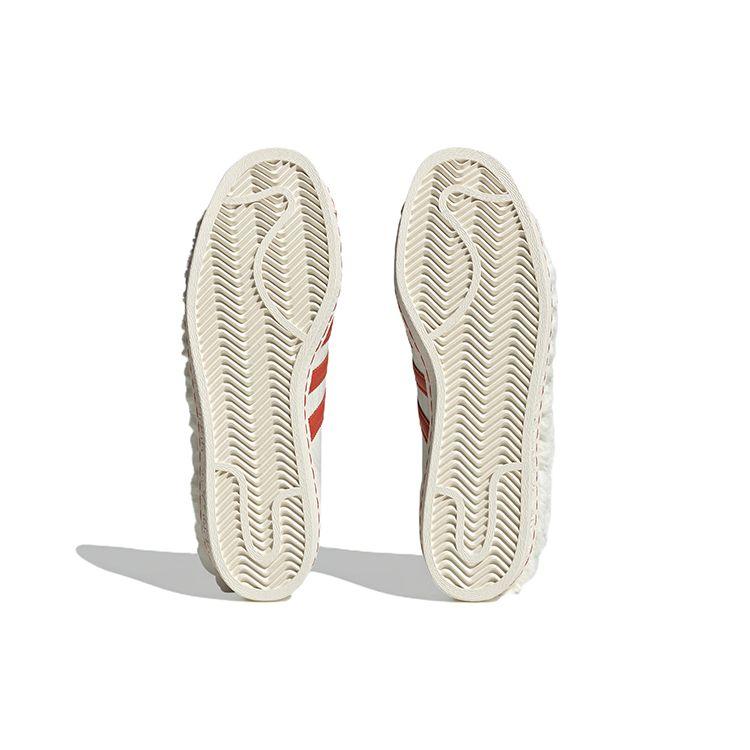 Adidas Оригинальные Han Meilin X Superstar 80S Год Кролика Кожаные Кроссовки с Низким Верхом Кроссовки Унисекс Белый Красный ID4380