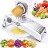Ultra Sharp Mandoline Slicer Upgraded Vegetable Slicer Kitchen Adjustable Thickness Food Cutter Slicer Dicer KC0450