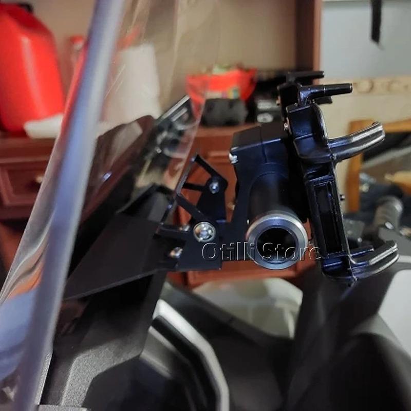 For Honda Forza350 Forza125 Forza 350 125 2021-2025 Motorcycle Front USB Charging Mobile Phone Navigation Bracket GPS Mount