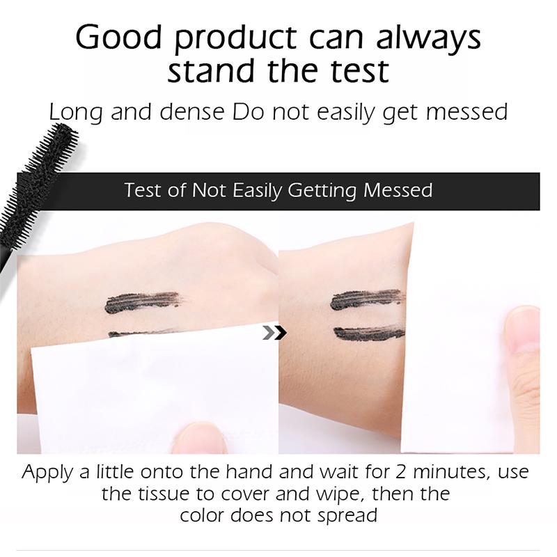 Толстая удлиняющая тушь для ресниц 4D Silk Fiber Lashes