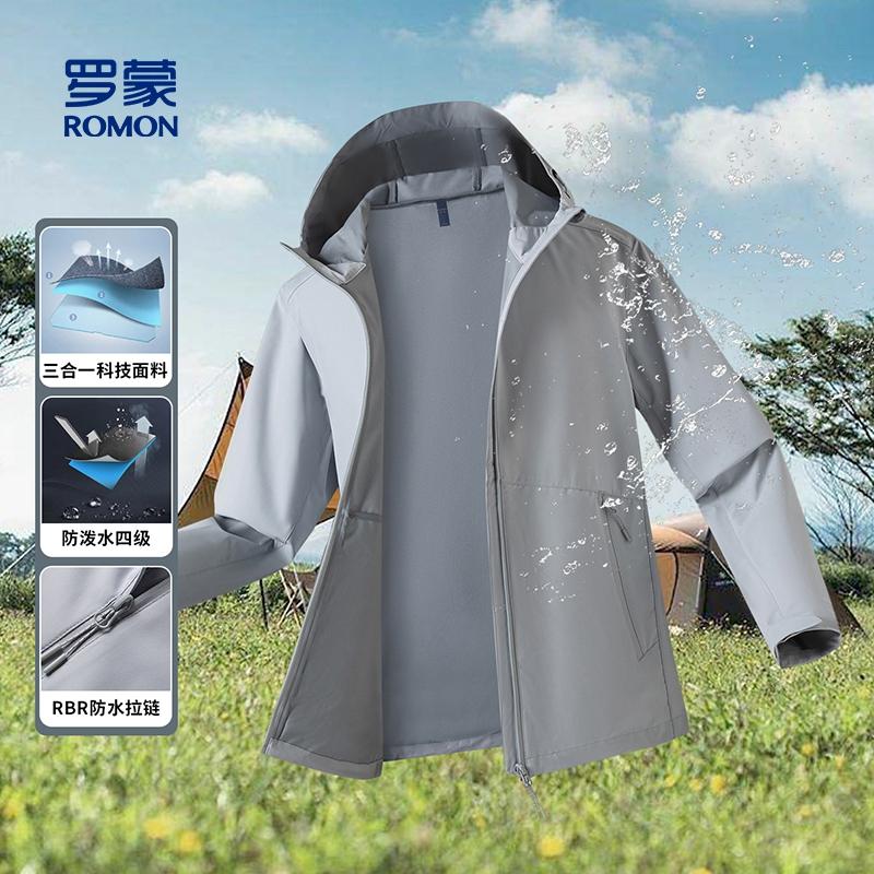 Men's Water Repellent Lightweight Soft Shell Jacket