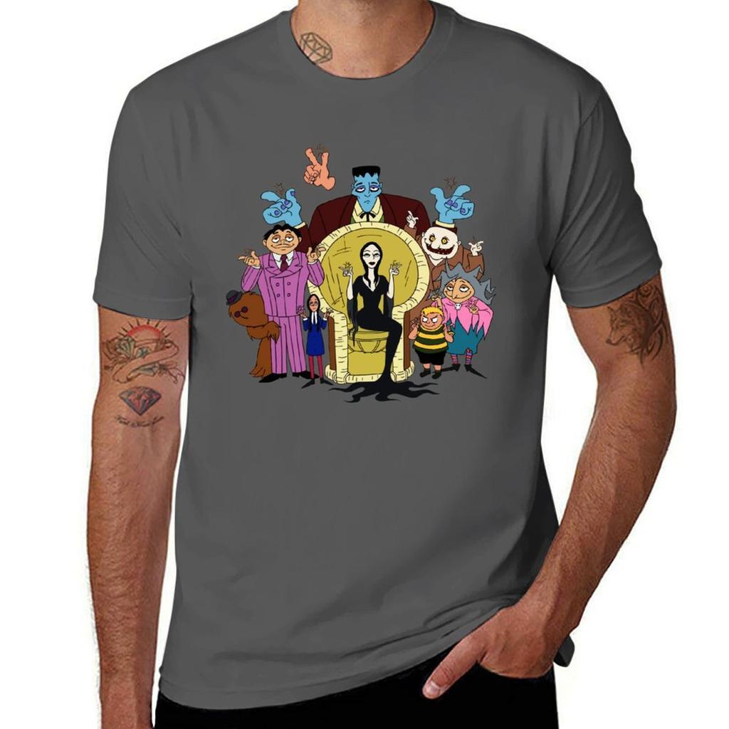 The Adams Family Cartoon Hb Tshirt Anime T Shirts Oversize T Shirt For Unisex Unisex Tshirt Tshirt