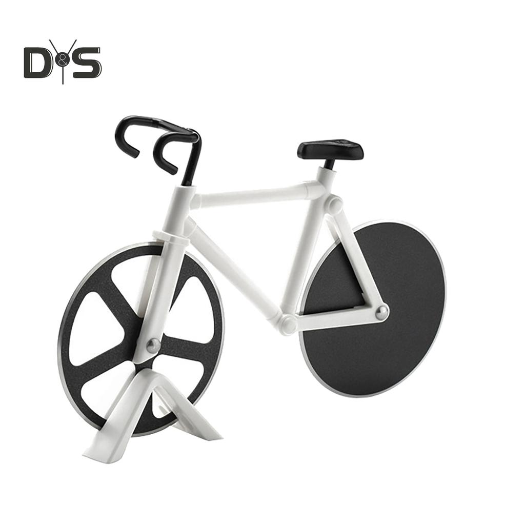 Новинка SW в форме велосипеда, резак для пиццы, двухколесный слайсер, кухонный инструмент для домашнего декора