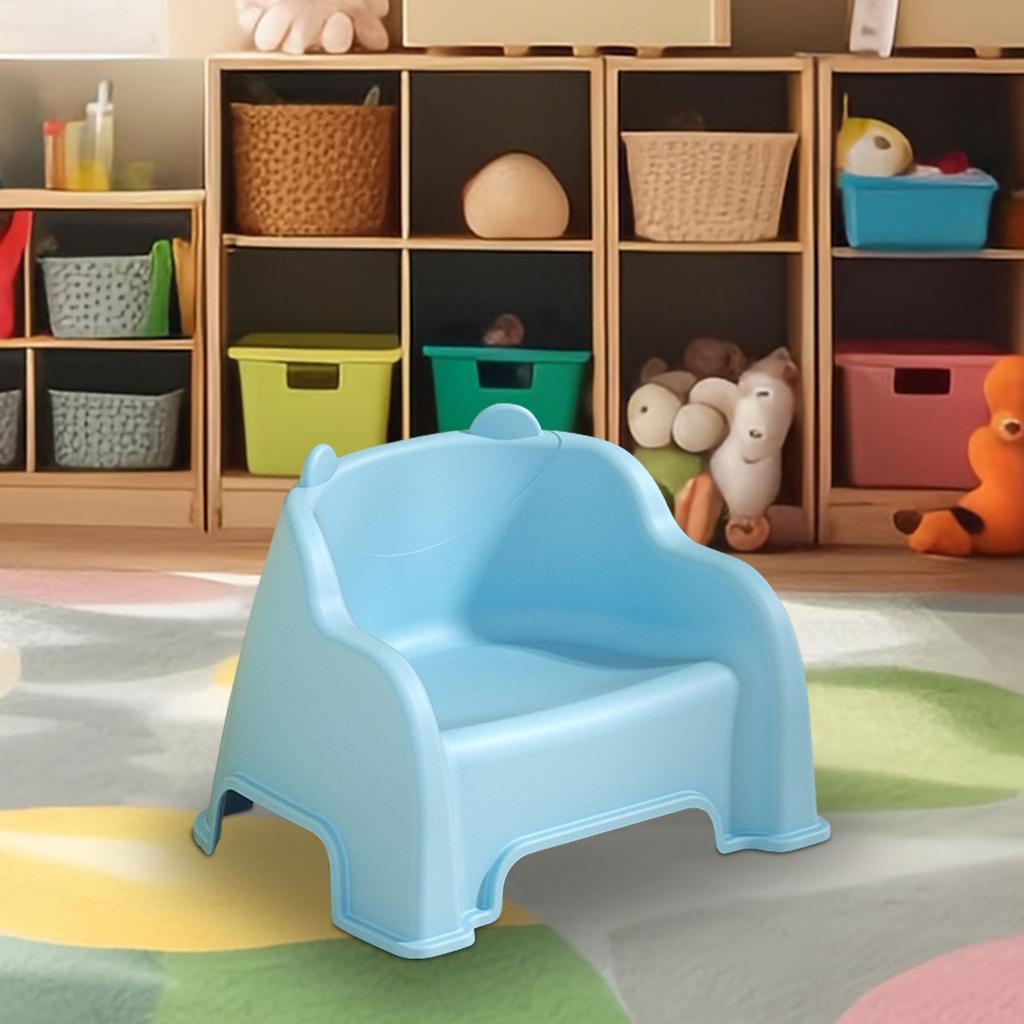 Small Stool with Backrest Shoe Changing Stool Children's Stool for Bathroom Bedside Table