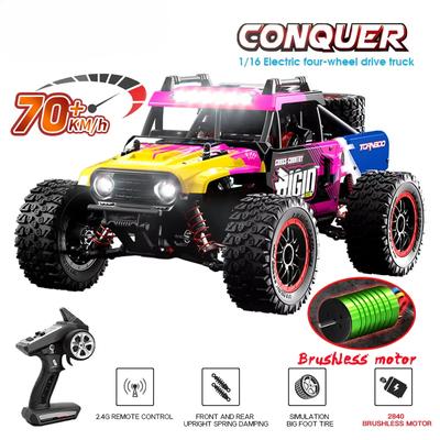 2025 Новый 1:16 JJRC RC внедорожник 4WD 50/70 км бесщеточный электрический высокоскоростной 2.4G RC автомобиль дрифт монстр-трак детский светодиодный игрушечный подарок гоночный автомобиль