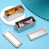 New Metal Rectangular Iron Box with Lid Storage Box Cake Packaging Box Durable Old-fashioned Buckle Iron Box