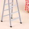 1:12 Dollhouse Mini Plastic Ladder Model Dollhouse Furniture Ladder Decor Toy Accessories Micro Scene Construction Props