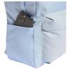Adidas 3 StripesSportswear Plain Weave Fabric Backpack Unisex Crystal Blue & White KQ7972
