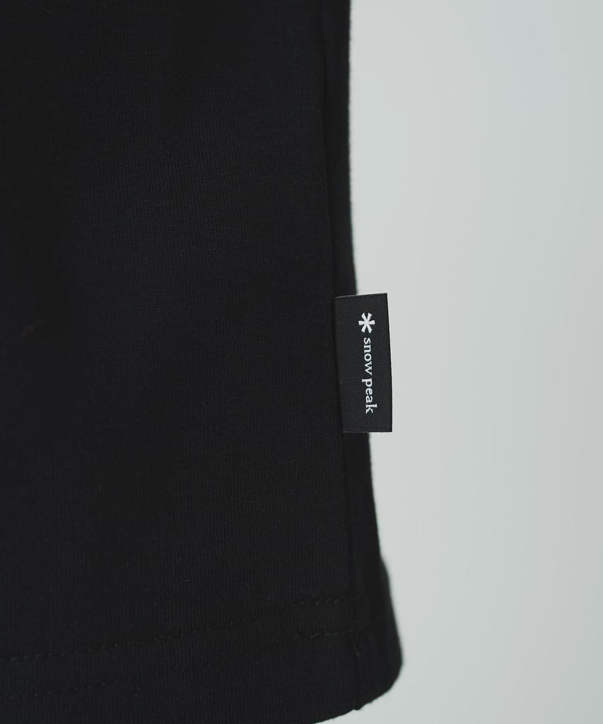 Snow Peak Jikaro Firering Table Short Sleeve for Men and Size L T-Shirt TS-25AU004 T-Shirt Women, Black,